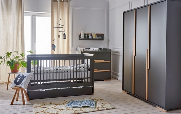 Babyzimmer grau