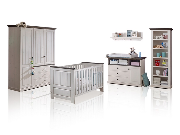 Babyzimmer möbel grau