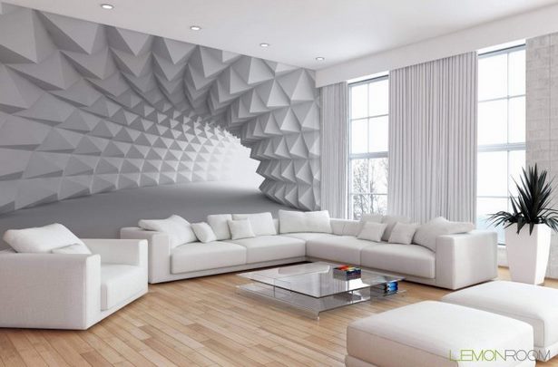 Design tapeten wohnzimmer