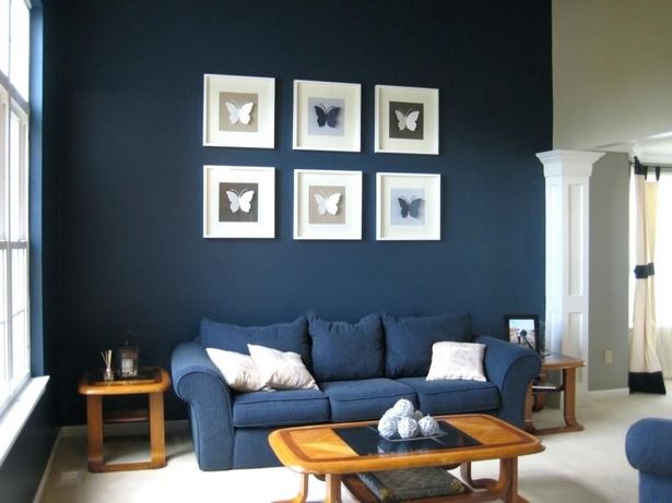 Wohnzimmer blau