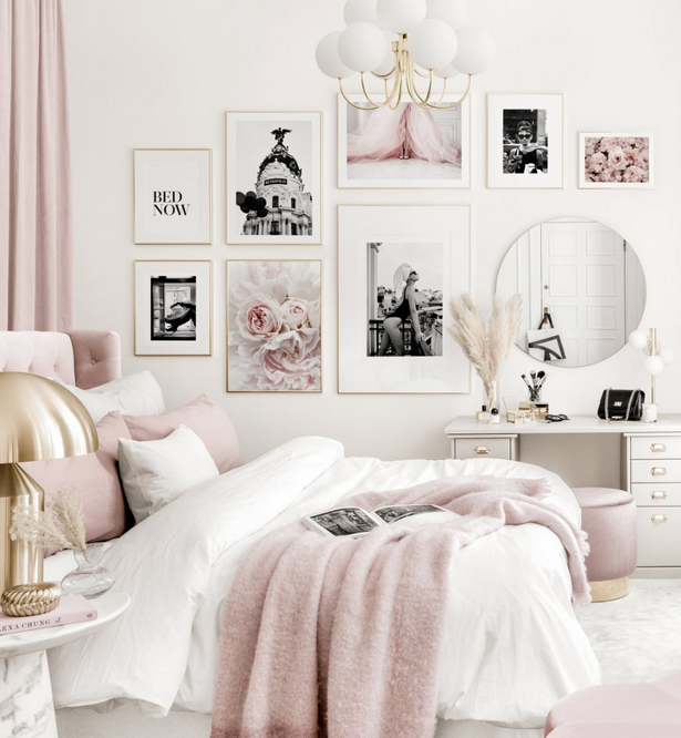Zimmer weiß rosa