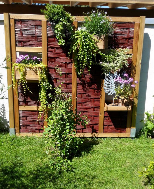 Deko für garten wand