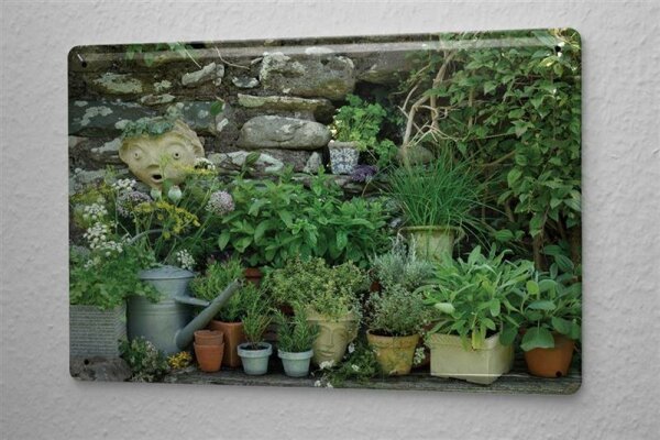 Deko für garten wand