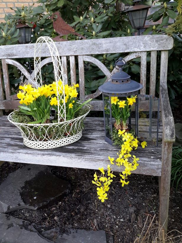 Frühlingsdeko für den garten