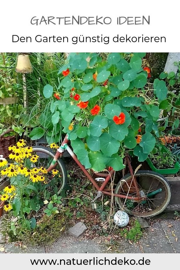 Garten günstig dekorieren