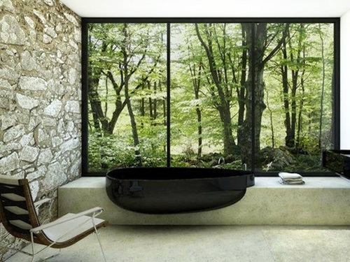 Glasbilder für badezimmer