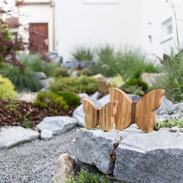 Holzstecker für den garten