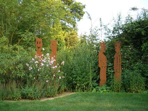 Skulpturen für den garten selber machen