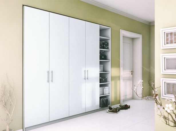 Einbauschrank garderobe modern