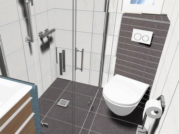 Moderne kleine badezimmer mit dusche