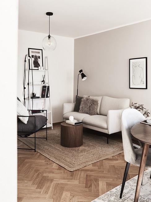 Wandfarbe beige wohnzimmer