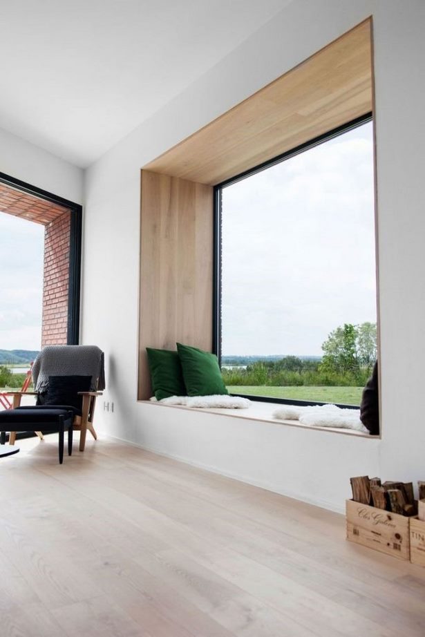 Wohnzimmerfenster modern gestalten