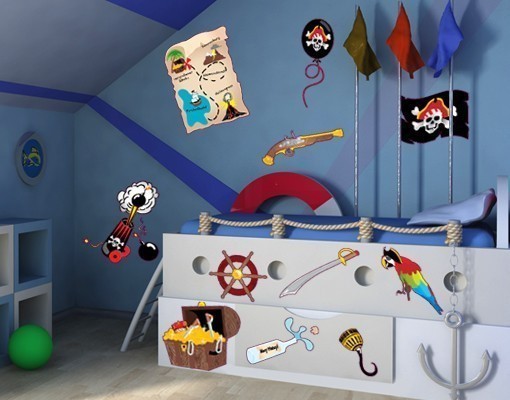 Piraten kinderzimmer deko