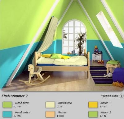 Wandfarbe kinderzimmer junge