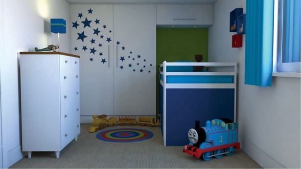 Wandfarbe kinderzimmer junge