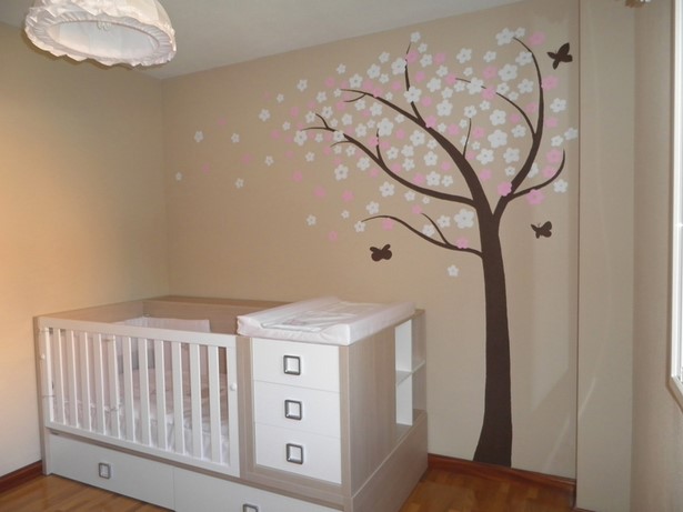 Wandgestaltung babyzimmer ideen