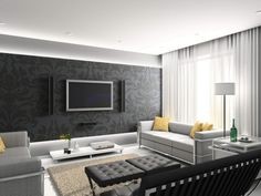 Wohnzimmer modern weiß
