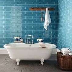 Badezimmer blau