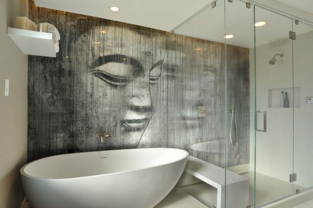 Badezimmer deko buddha