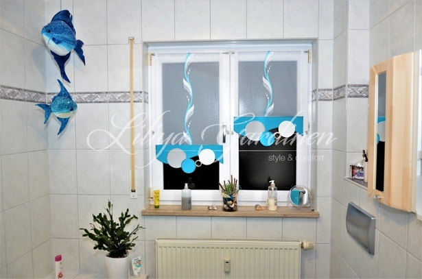 Fensterdeko für badezimmer