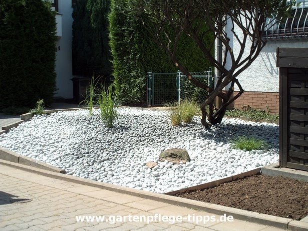 Gartengestaltung mit kies