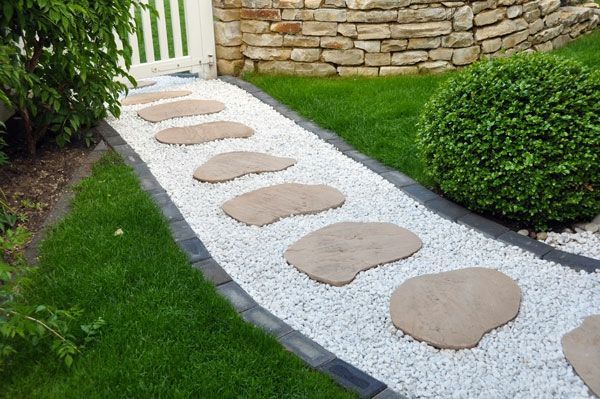 Gartengestaltung mit steinen