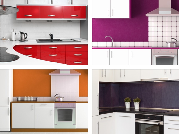 Küchenwände farblich gestalten