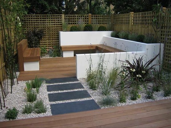 Moderne kleine gärten