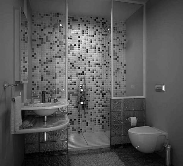 Badezimmer mosaik modern