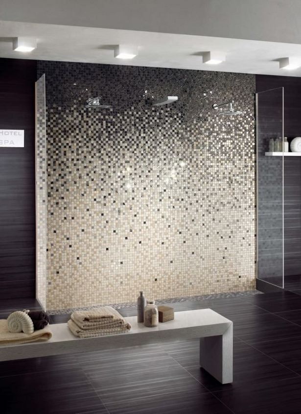 Badezimmer mosaik modern