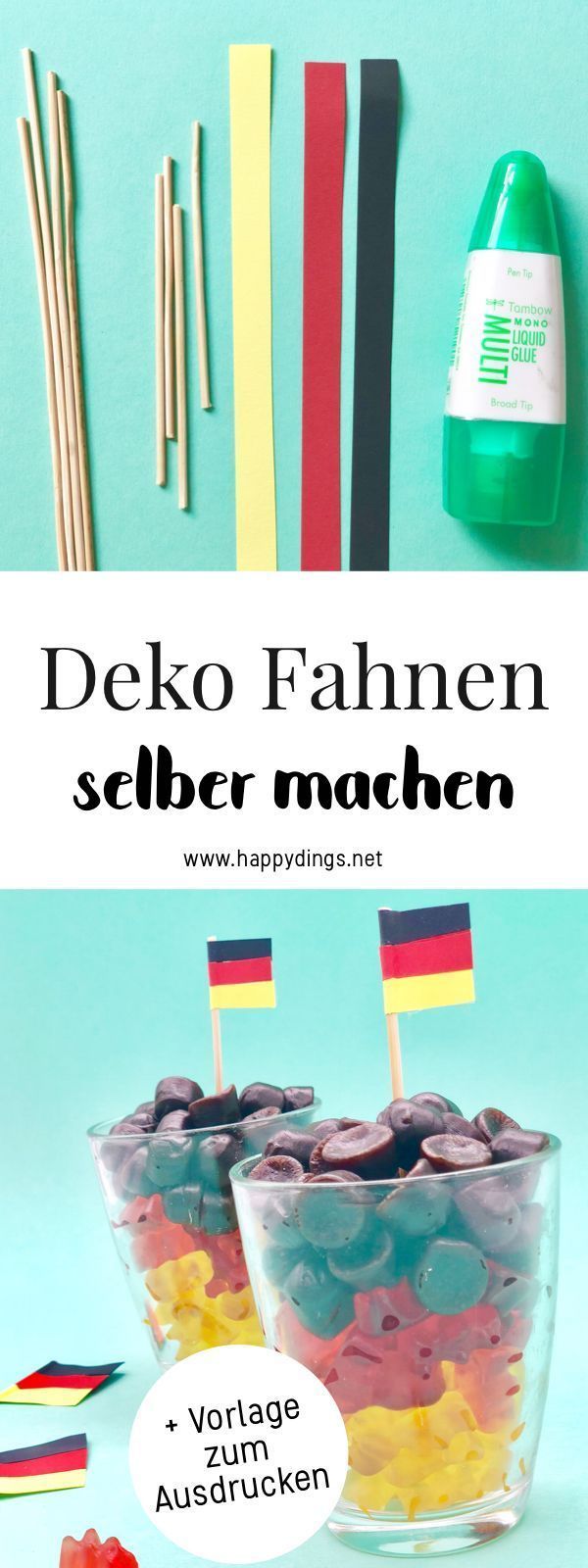 Deutschland deko selber machen