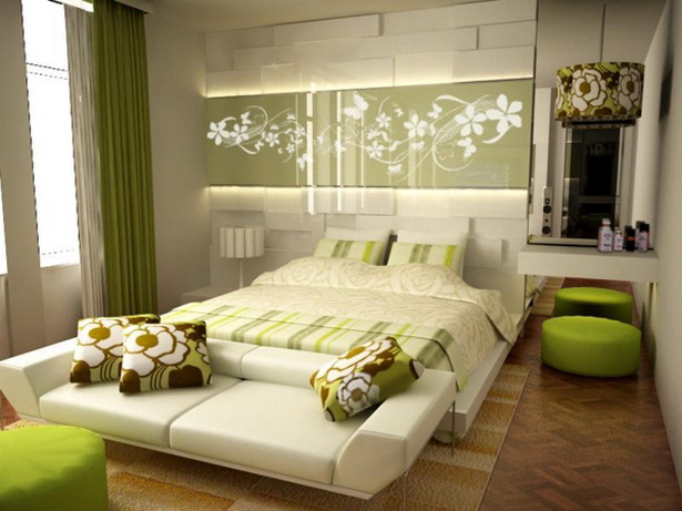 Moderne wandgestaltung schlafzimmer