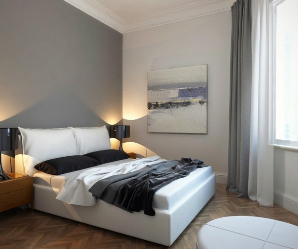 Schlafzimmer farbe grau