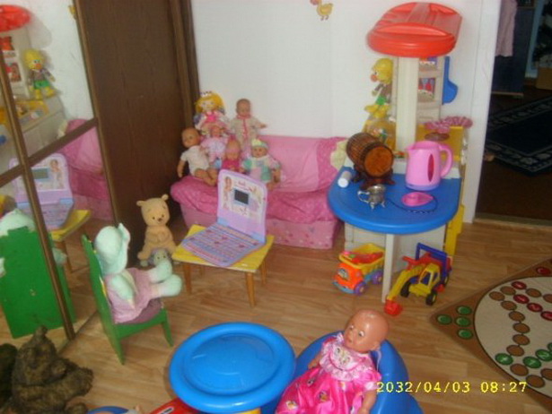 Schlafzimmer mit kinderzimmer in einem