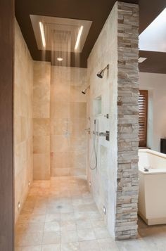 Badezimmer dusche modern