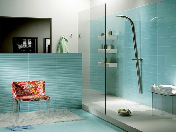 Badezimmer dusche modern