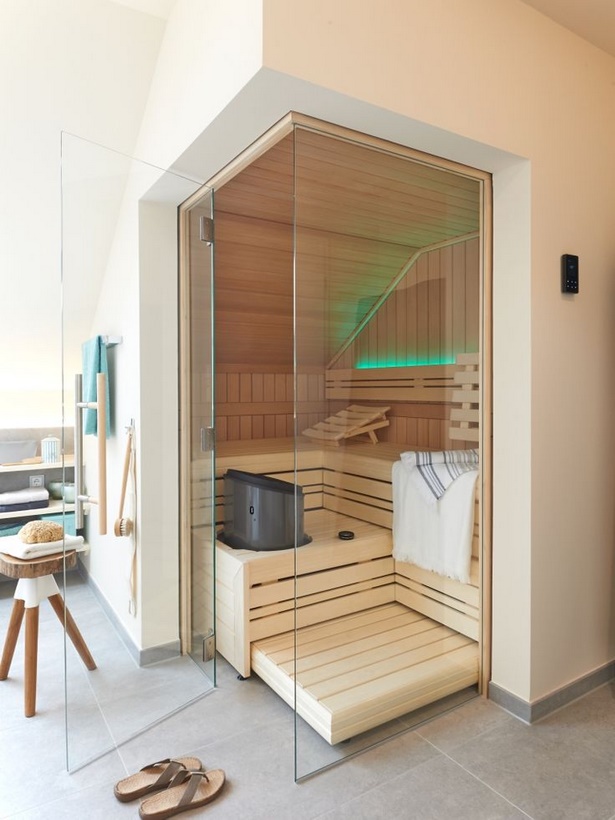 Badezimmer sauna ideen