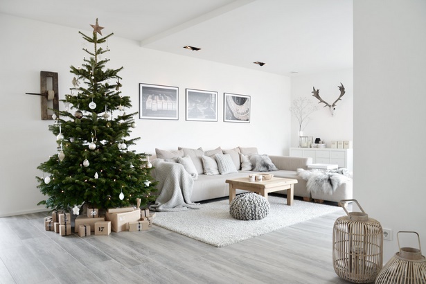 Wohnzimmer dekorieren weihnachten