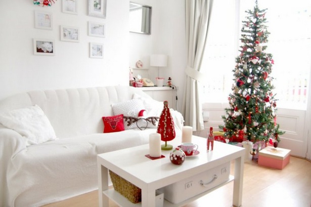 Wohnzimmer dekorieren weihnachten