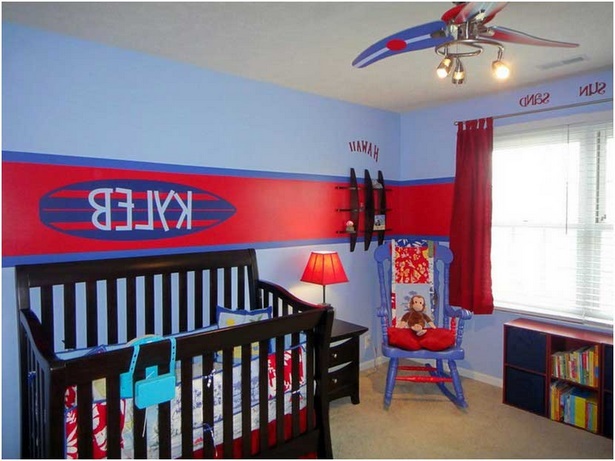 Kinderzimmer deko blau