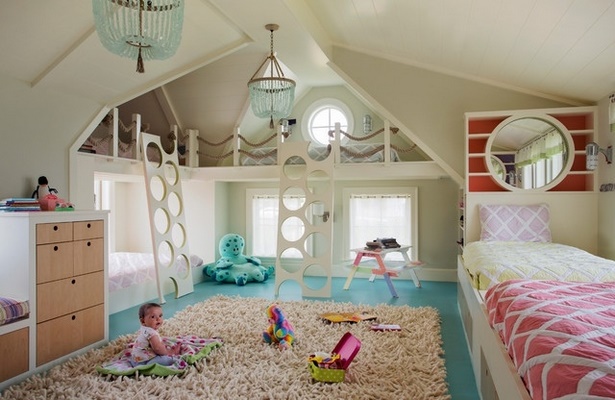Kinderzimmer mit hochbett gestalten