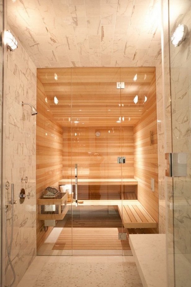 Kleines bad mit sauna