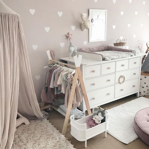 Babyzimmer altrosa