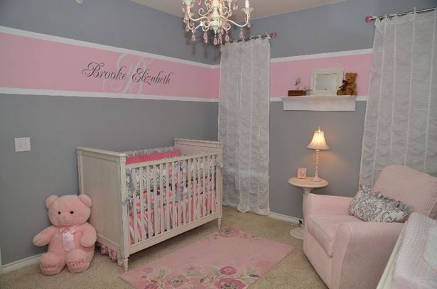 Babyzimmer gestalten rosa