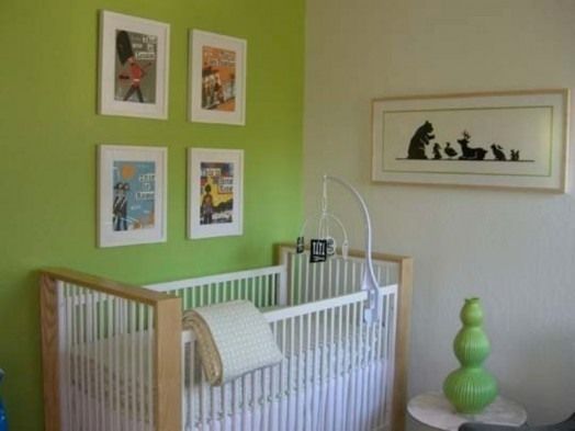 Babyzimmer grün gestalten