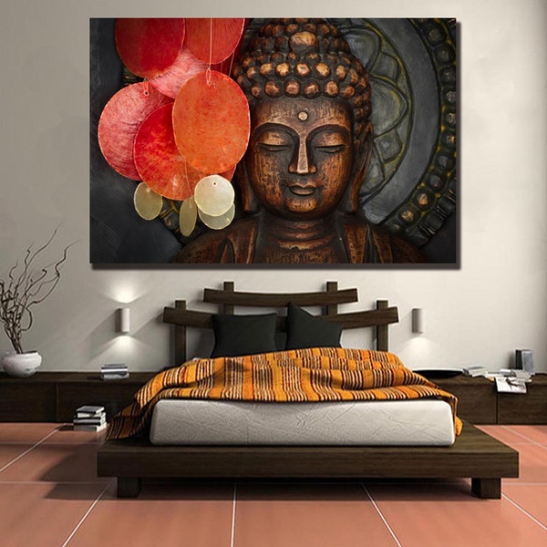 Schlafzimmer buddha style