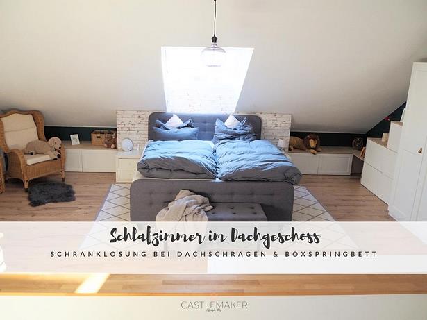 Schlafzimmer dachschräge tapete