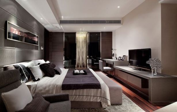 Schlafzimmer modern braun
