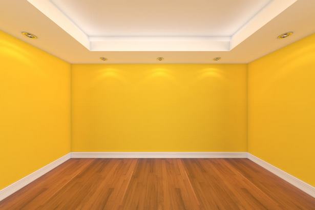 Wohnzimmer gelb streichen