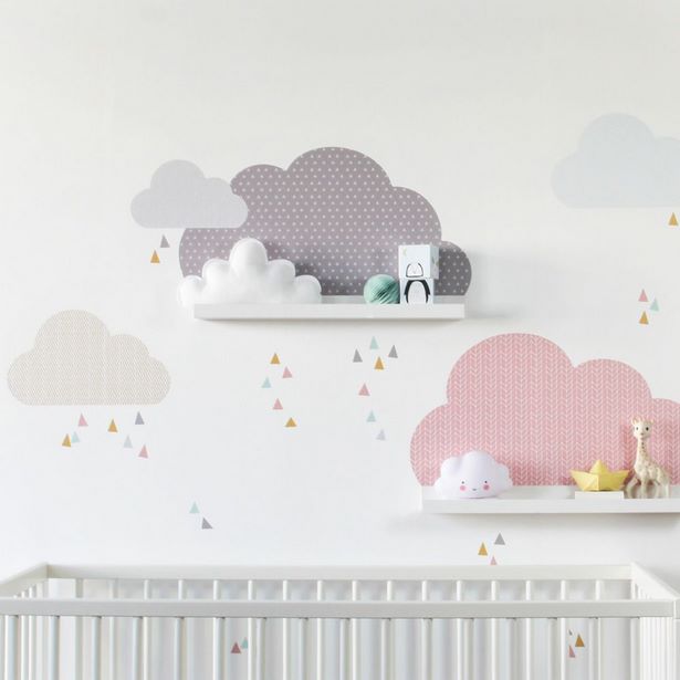 Wolken deko kinderzimmer